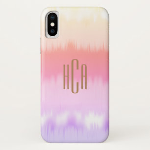 Trendy Ombré Tie Dye in Blush Pink and Coral Case-Mate iPhone Case