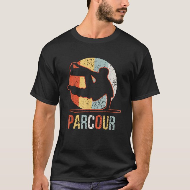 Trendy Parkour I Vintage Parcour  T-Shirt (Front)