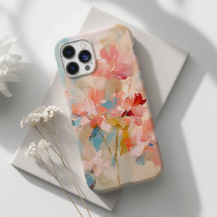 Trendy Pastel Flower Artistic Abstract Case-Mate iPhone 14 Pro Max Case