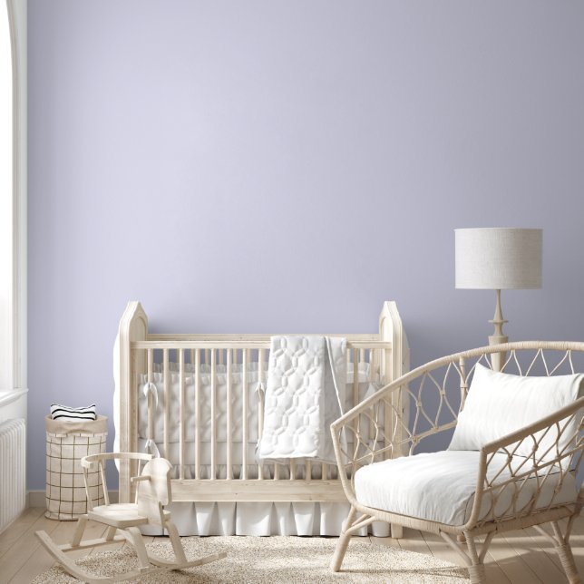 Trendy Pastel Lavender Solid Colour | Elegant Wallpaper (Kids)