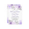 Trendy Pastel Purple Floral Chic Rehearsal Dinner
