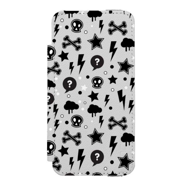 Trendy pattern incipio iPhone wallet case (Folio Front)