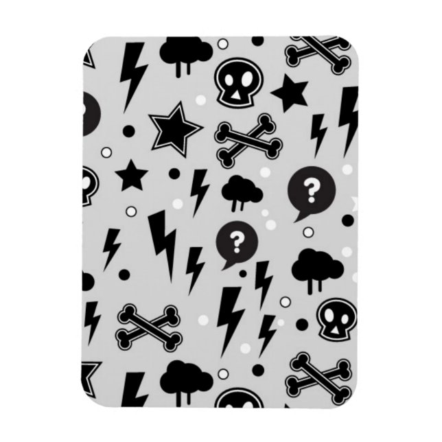 Trendy pattern magnet (Vertical)