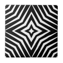 Trendy pattern with stars black and white M7