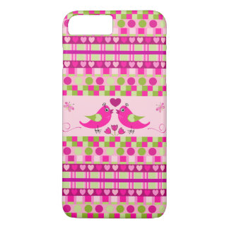 Trendy Patterns and Love Birds Case-Mate iPhone Case