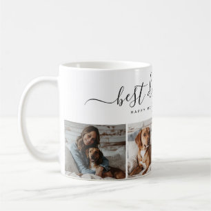 Trendy Personalized Family Photo Dog Mom Mugs