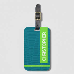 Trendy Personalized Name  Luggage Tag