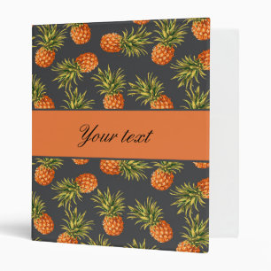 Trendy Personalized Pineapple Binder