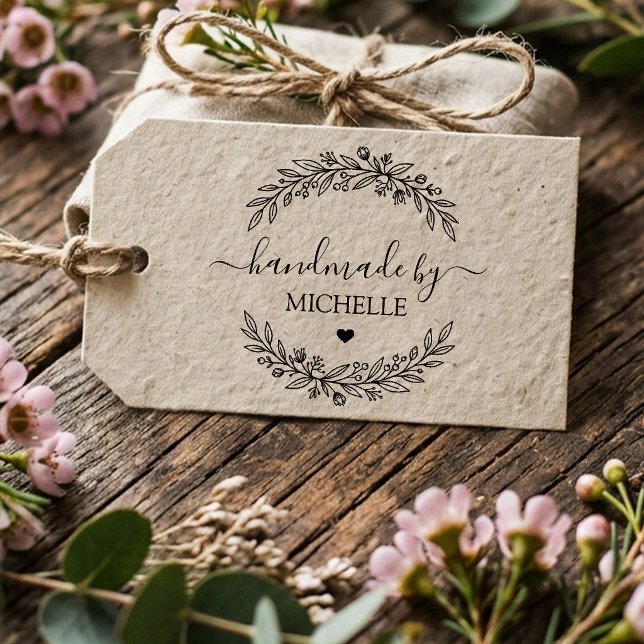 Trendy Personalized Stylish Handmade With Love     Rubber Stamp (Creator Uploaded)