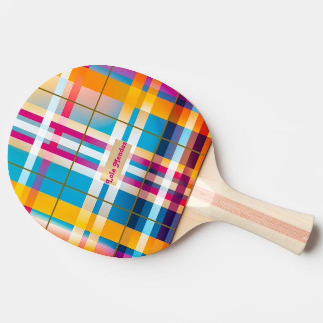 Trendy Personalized Summer Wexford  Ping Pong Paddle (Side)
