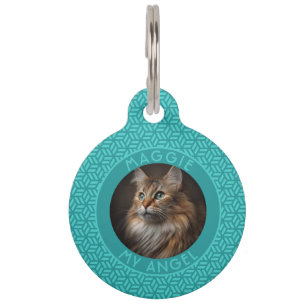 Trendy Pet Lover Gift Hexagon Motif Tag