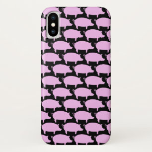 Trendy Pig Editable Black Iphone case