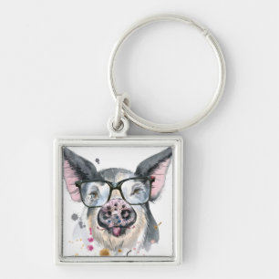 Trendy Pig Keychain