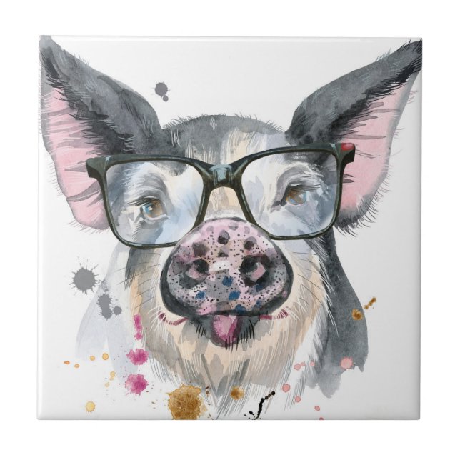 Trendy Pig Tile (Front)