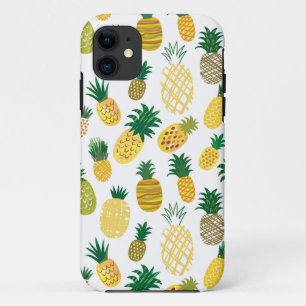 Trendy Pineapple Pattern iPhone 11 Case