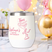Trendy Pink A Tini Bit Older 30th Birthday