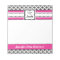 Trendy Pink and Black Girl's Personalized Notepad