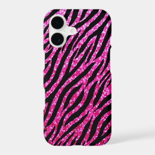 Trendy Pink And Black Leopard Hot Pink Ribbon