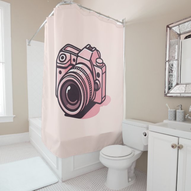 Trendy Pink DSLR Camera Photography Personalized (In Situ)