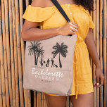 Trendy Pink Girly Bachelorette Personalized Tote Bag<br><div class="desc">Great Tote Bag for the Bride and Bridal Team on a Bachelorette Weekend Party! Simply personalize by customizing name.</div>
