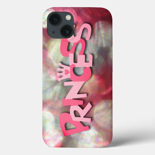 Trendy Pink Princess Bokeh Case-Mate iPhone Case (Back)