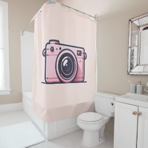 Trendy Pink Snapshot Shoot Camera Photography 
