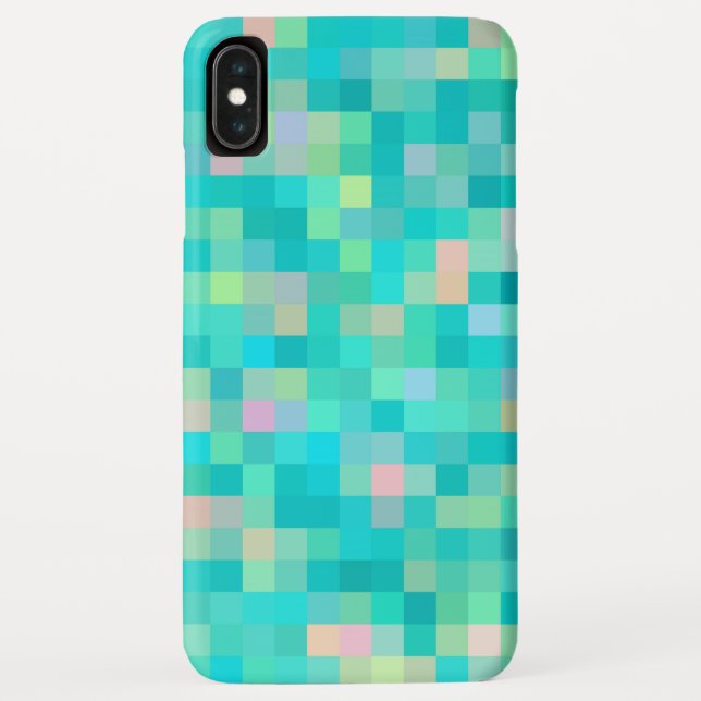 Trendy Pixel Art Multicolor Pattern Case-Mate iPhone Case (Back)