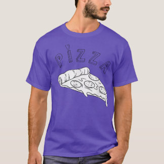 Trendy Pizza Slice Cœur Nourriture Humour T-Shirt