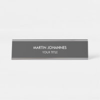 Trendy Plain Grey Professional