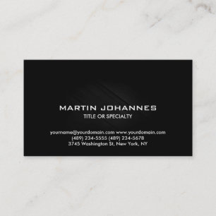 Trendy Plain Simple Automotive Business Card