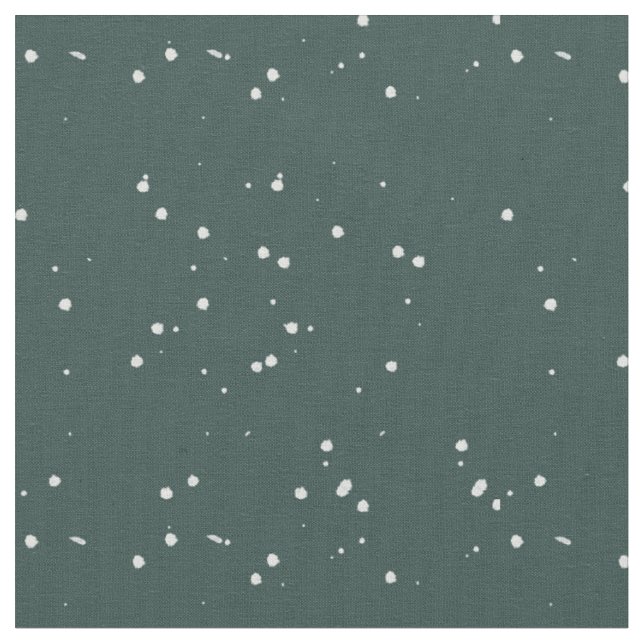 Trendy polka dots grey white pattern for curtains fabric (Close Up)