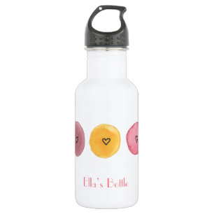 Trendy Pretty Hearts Water Bottle Customizable