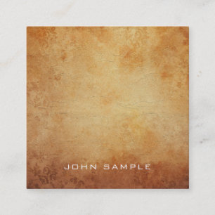 Trendy Professional Modern Pearl Finished Luxury Square Business Card