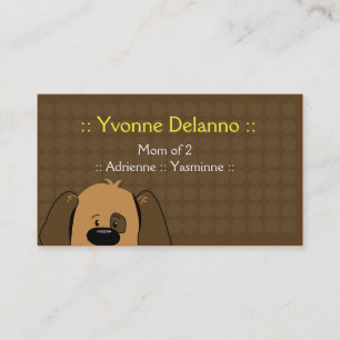 Trendy Puppy Dog Business / Mommy Calling Card