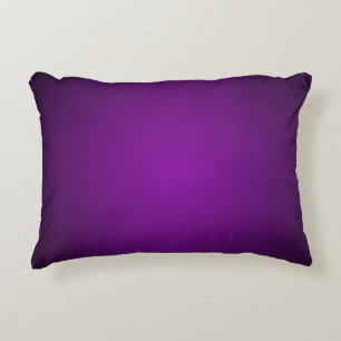 Trendy Purple-Black Grainy Vignette Accent Pillow