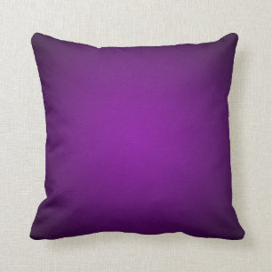 Trendy Purple-Black Grainy Vignette Throw Pillow
