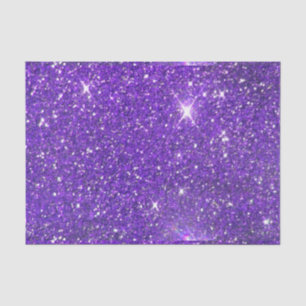 Trendy Purple Sparkling Glitter Glitz Tissue Paper