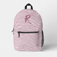 Trendy Purple Zebra Pattern Waves Personalized