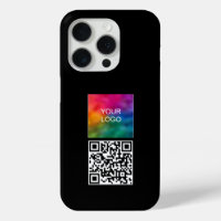 Trendy QR Code Upload Logo Template Elegant Design