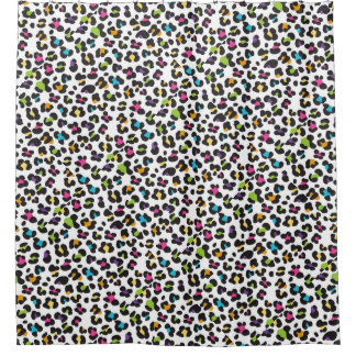 Trendy Rainbow Leopard Print Pattern