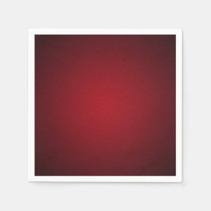 Trendy Red-Black Grainy Vignette Napkin