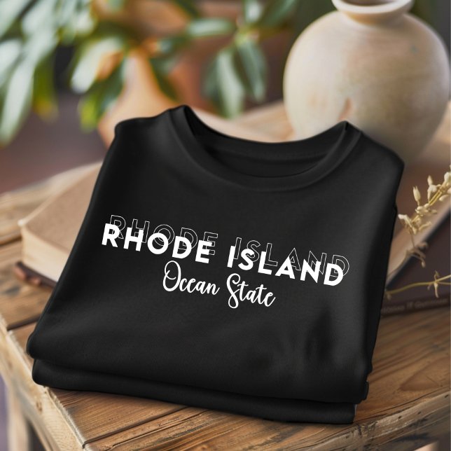 Trendy Rhode Island Ocean State T-Shirt (Creator Uploaded)