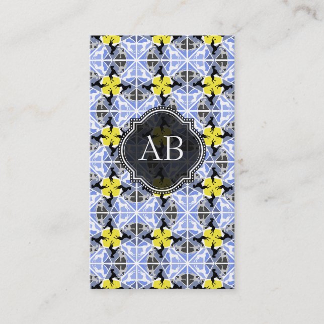 Trendy Romantic Business Card (Front)
