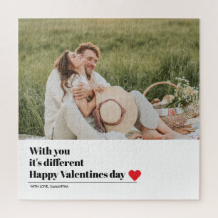  Trendy Romantic Quote   Valentines Best Gift Jigsaw Puzzle