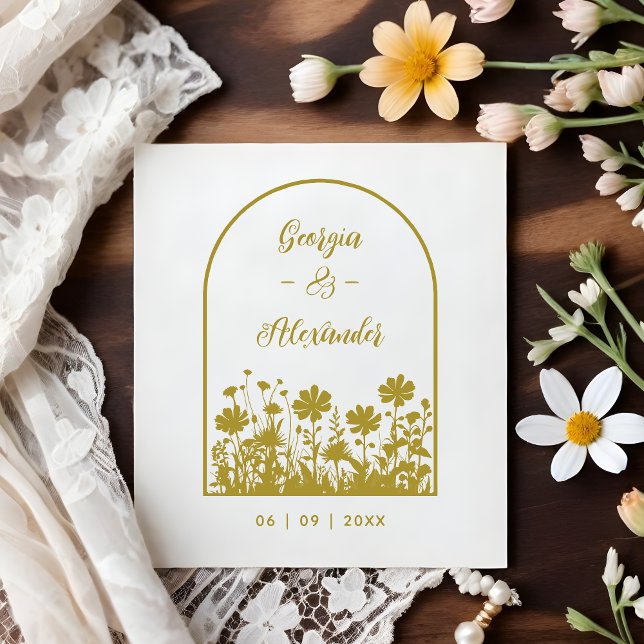 Trendy Rustic Chic Wildflowers Window Arch Wedding Rubber Stamp (Trendy Rustic Chic Wildflowers Window Arch Wedding Rubber Stamp.)