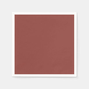Trendy Rustic Red-Brown - Napkins
