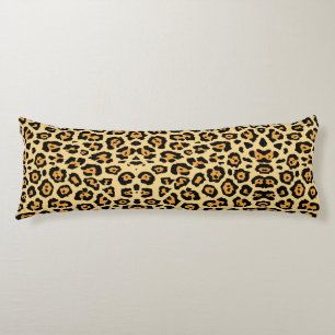 trendy safari fashion leopard spots cheetah print body pillow