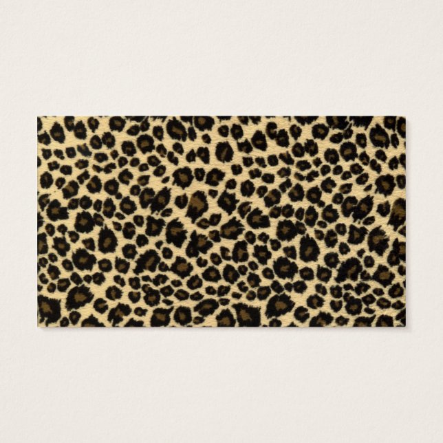 Trendy Safari Leopard Print (Back)