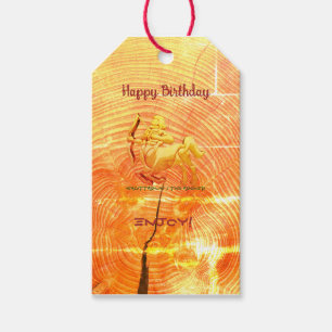 Trendy Sagittarius Gift Tags
