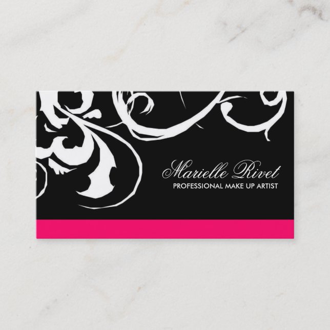 Trendy Salon Business Card (Front)